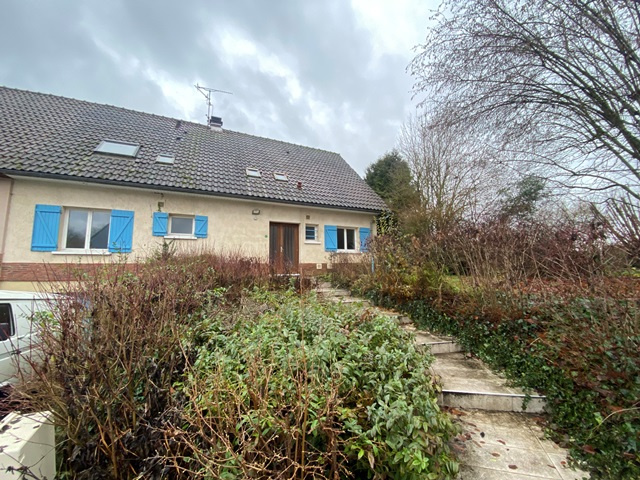 Immo80 – L'immobilier à Amiens et dans la Somme-VERS SUR SELLE PAVILLON AVEC SOUS SOL COMPLET ET BEL EXTÉRIEUR